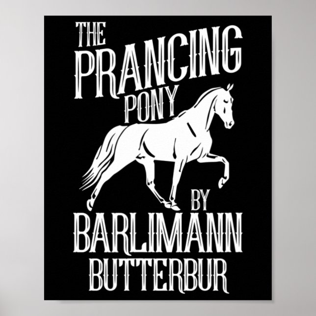 Pferdereiten Pony Poster (Vorne)
