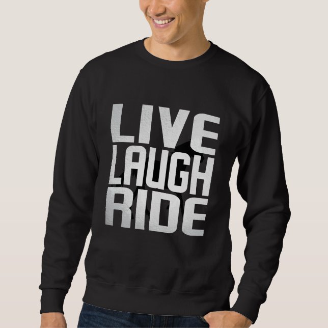 Pferdereiten Sweatshirt (Vorderseite)