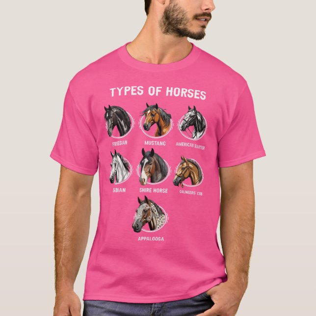 Pferdereiten T-Shirt (Vorderseite)