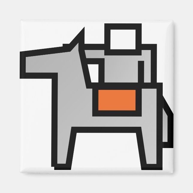Pferdereiter 1 magnet (Vorne)