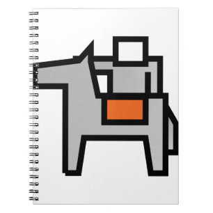 Pferdereiter 1 notizblock