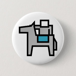 Pferdereiter 2 button