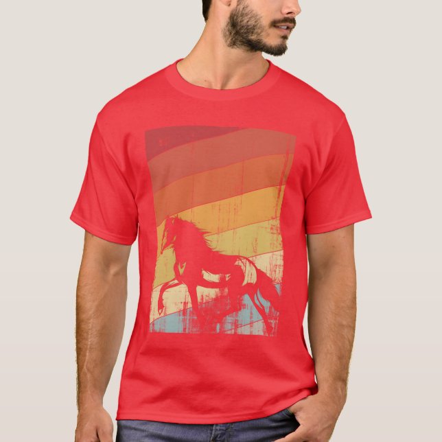 Pferdereiter Vintag T-Shirt (Vorderseite)