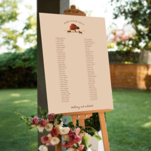 Pferderennbahn Poster