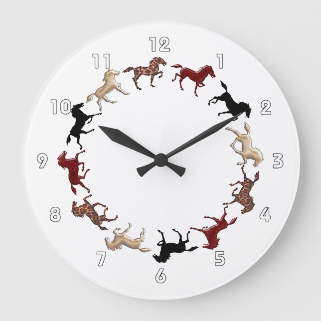 Pferderennbahn "Runde Uhr (Vorderseite)