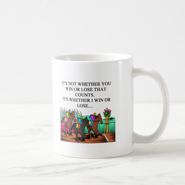 Pferderennen Derby Kaffeetasse (Rechts)