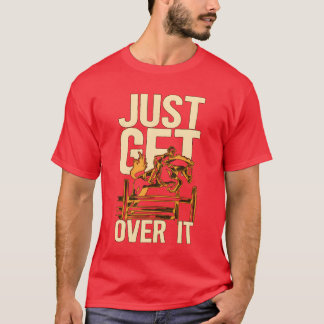 Pferderennen einfach überspringen Tiere Racer T-Shirt