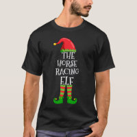 Pferderennen Elf Familie Matching Weihnachtsgruppe