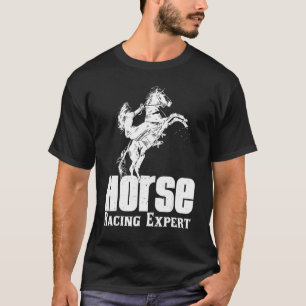 Pferderennen Experte Jokey Racer Derby Gallop für  T-Shirt