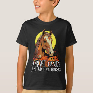 Pferderennen Halloween-Kostümreittrick oder T-Shirt