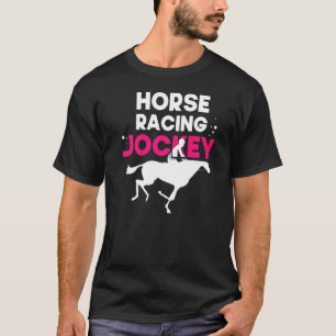 Pferderennen Jockey Rennfahrer Rennpferde T-Shirt
