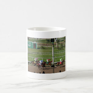 Pferderennen-Kaffee-Tasse Kaffeetasse