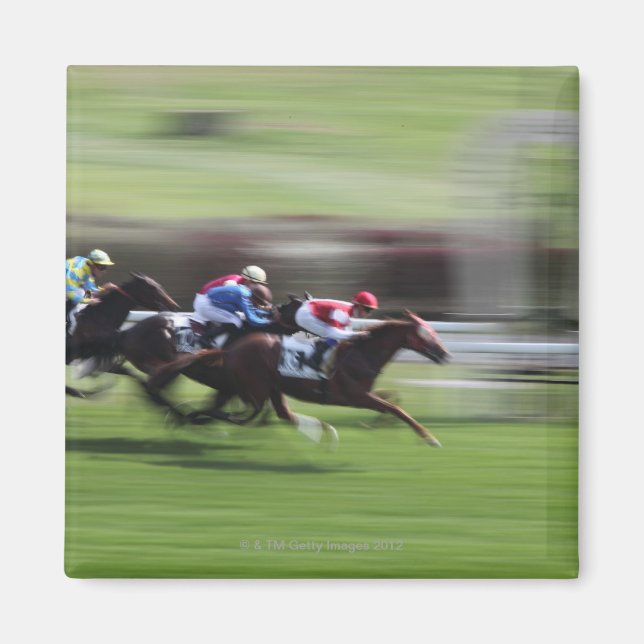 Pferderennen Magnet (Vorne)