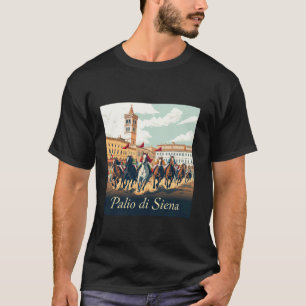 Pferderennen Palio di Siena T-Shirt