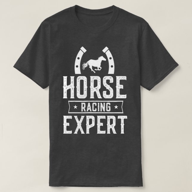 Pferderennen Pferderennen Rennen Rennen T-Shirt (Design vorne)