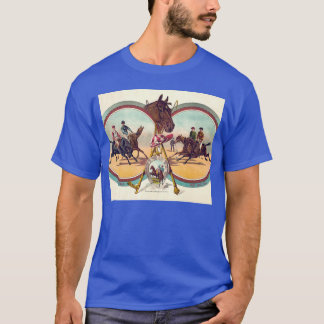 Pferderennen-Starttor Familie T-Shirt