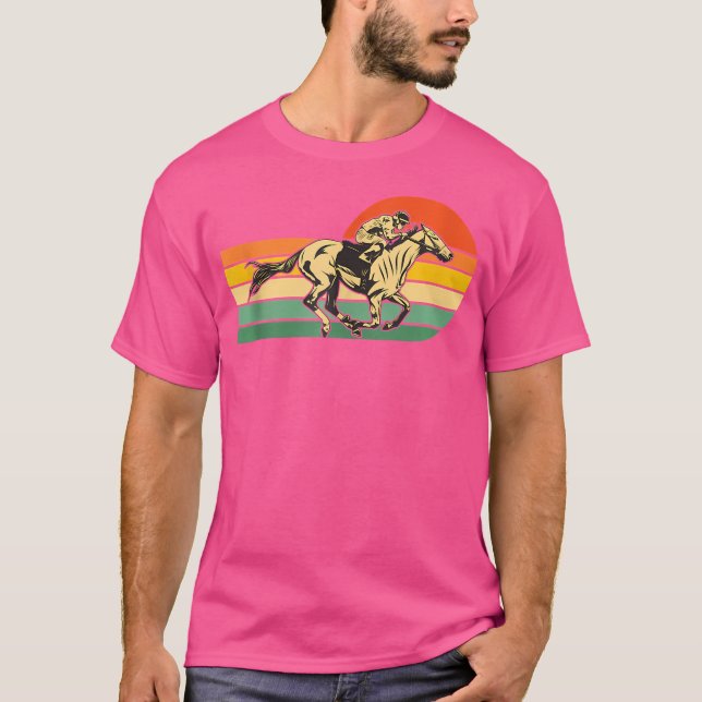 Pferderennen T-Shirt (Vorderseite)