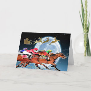 Pferderennen Weihnachten oder zu jedem Anlass