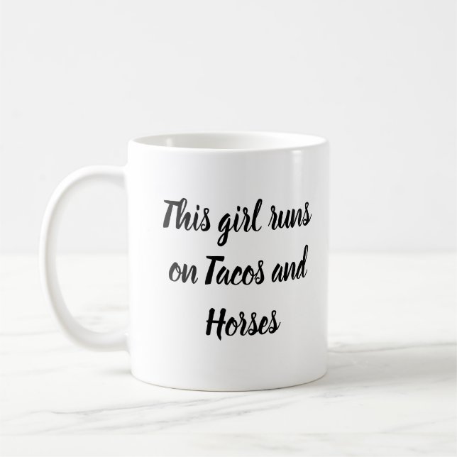 Pferderennfahrer Kaffeetasse (Links)