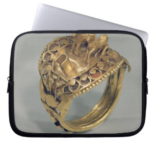 Pferdering (Gold und Kornelkirsche) Laptopschutzhülle