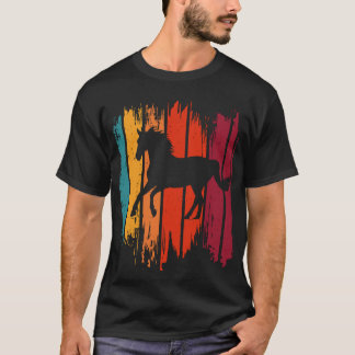 Pferderücken, bei Sonnenuntergang Vintag T-Shirt