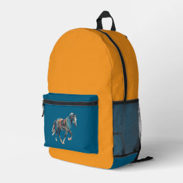 Pferderucksack/Tasche Bedruckter Rucksack