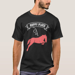 Pferdesattel Spaß Trail Sattel Zitat Pferde Pferde T-Shirt