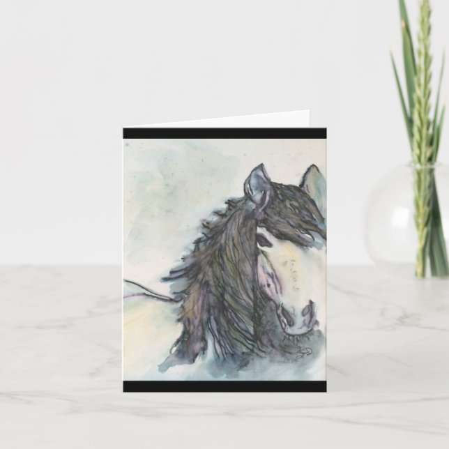 Pferdeschein Karte (Vorderseite)