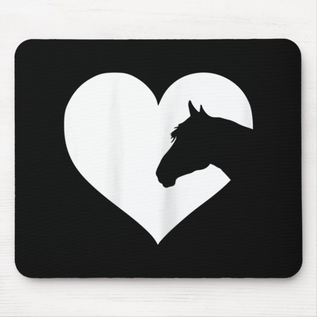 Pferdeschengeschenk für Lieben Mousepad (Vorne)