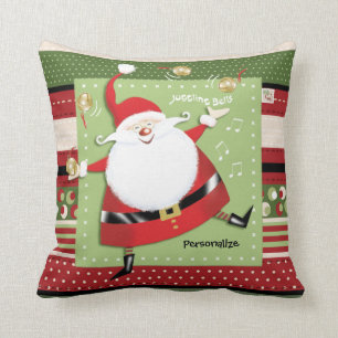 Pferdeschlitten-Bell-Kissen Spaß-Sankt Kissen