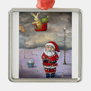 Pferdeschlitten Jacker Ornament Aus Metall