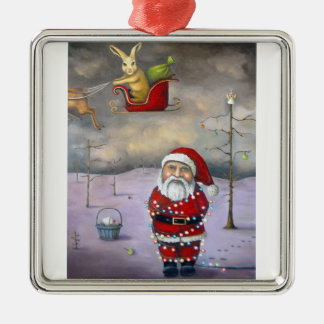 Pferdeschlitten Jacker Ornament Aus Metall