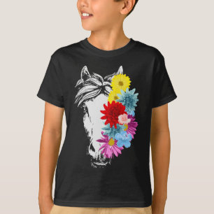 Pferdeschlittenblume Niedlich Reiten Blume Lover T-Shirt