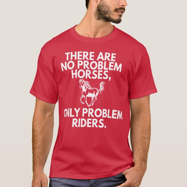 Pferdeschlittenfahrer - Pferderennlehrer Spaß T-Shirt (Vorderseite)