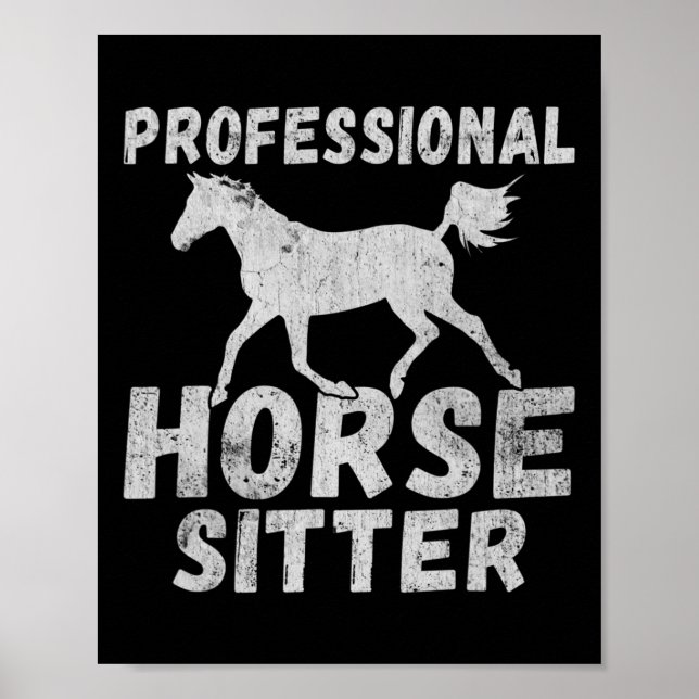 Pferdeschlittenreiten Pony Horsescute Ss Cut Poster (Vorne)