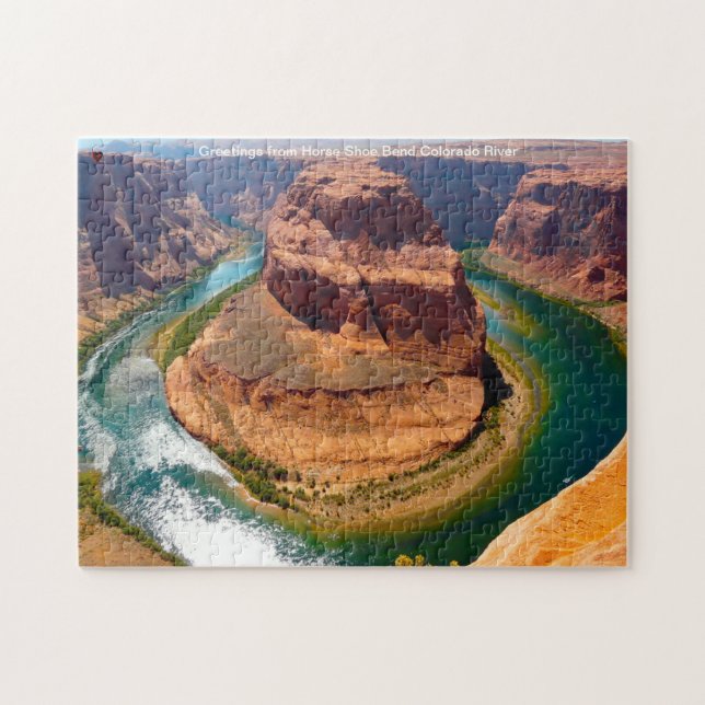 Pferdeschuh Bend Colorado River Jigsaw Puzzle (Horizontal)