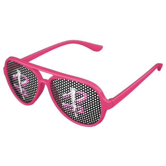 Pferdeschuh Pitching Party Shades Sonnenbrille (Schrägansicht)