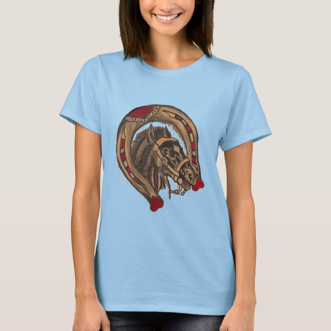Pferdeschuh T-Shirt (Vorderseite)