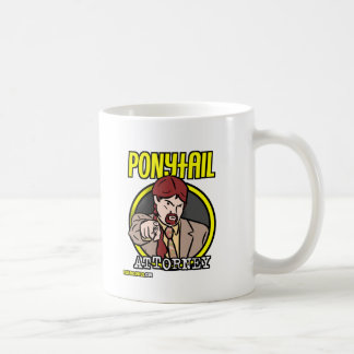 Pferdeschwanz-Rechtsanwalts-Logo Kaffeetasse
