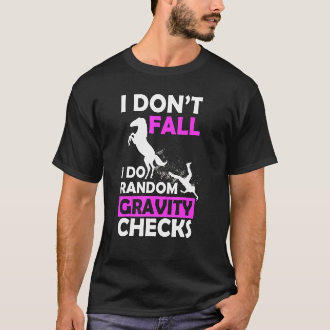 Pferdeshow Jumping Gravity T-Shirt (Vorderseite)