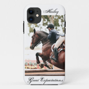 Pferdeshow Pferd & Reiter Reitsportler Jumper Case-Mate iPhone Hülle