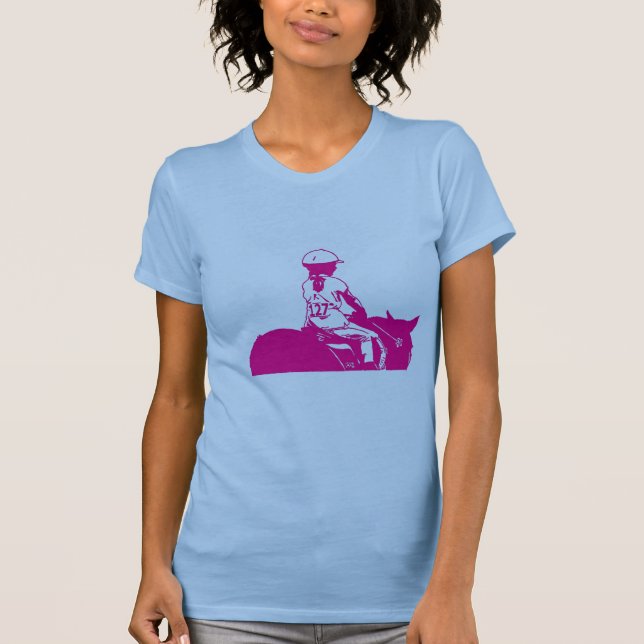 Pferdeshowmädchen T-Shirt (Vorderseite)