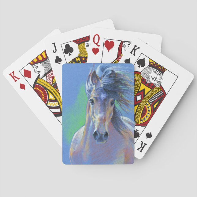 Pferdespielkarten Spielkarten (Rückseite)