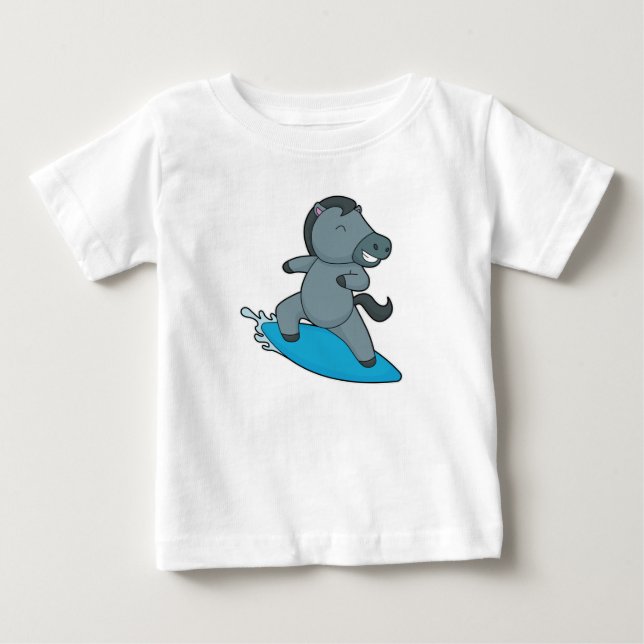 Pferdesport Baby T-shirt (Vorderseite)