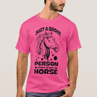 Pferdestall Reiten Stable Geschenkidee Retro T-Shirt