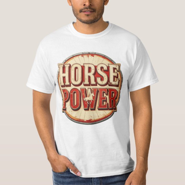Pferdestärke T-Shirt (Vorderseite)