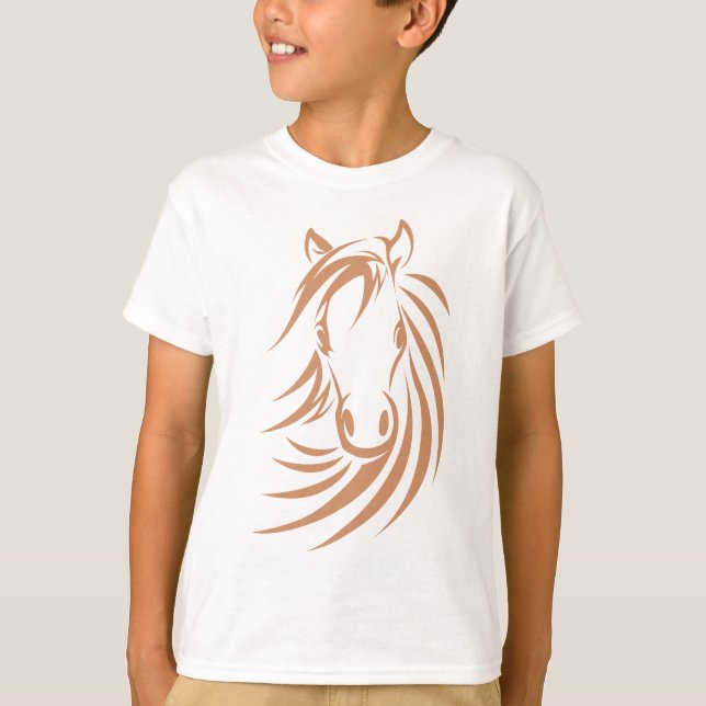 PferdeT - Shirts, Shirts und kundenspezifische (Vorderseite)