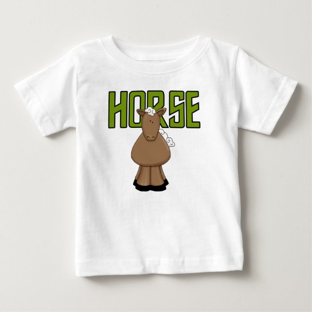 Pferdet-shirts und -geschenke baby t-shirt (Vorderseite)