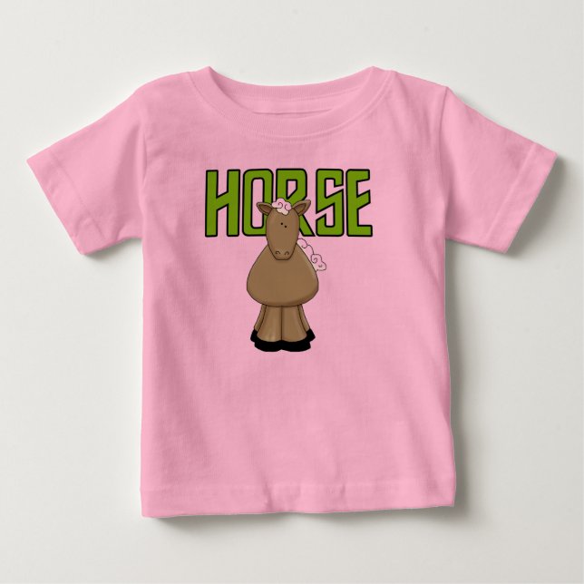 Pferdet-shirts und -geschenke baby t-shirt (Vorderseite)