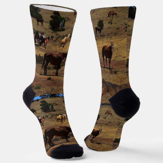 Pferdetal, Crew Socken (Gewinkelt)